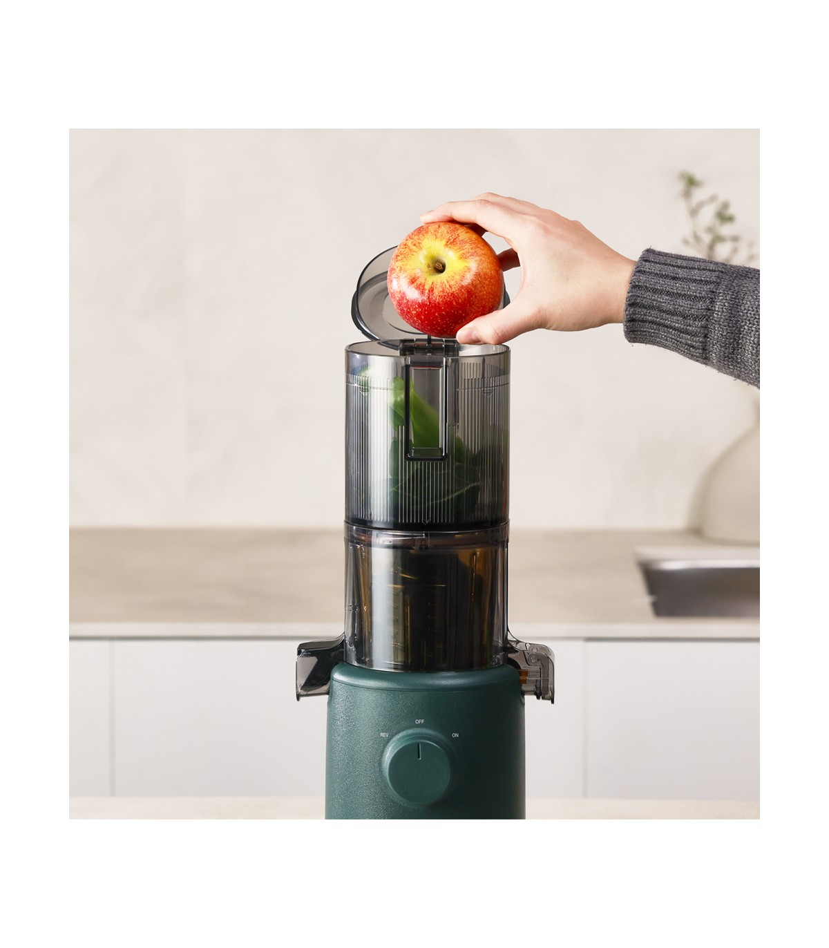 Extracteur de jus vertical Hurom H310A - Vert