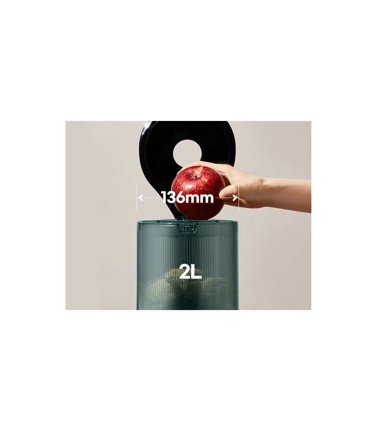 Extracteur de jus vertical Hurom H320N - Noir