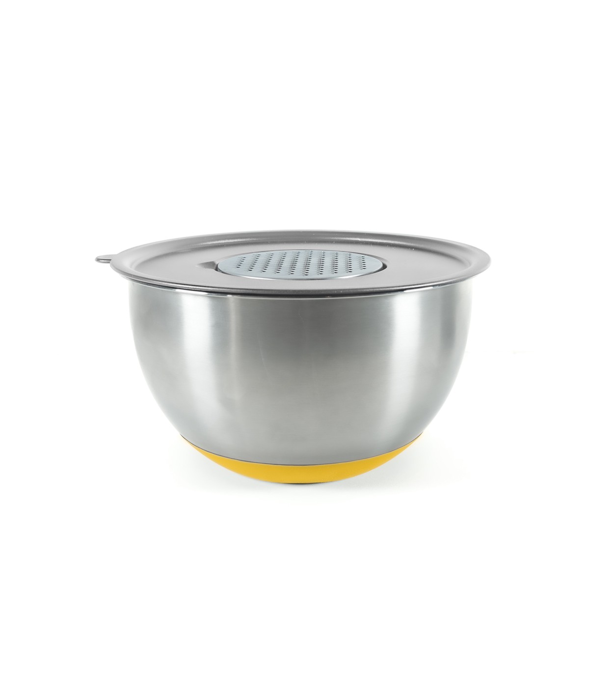 Lot de 3 bols inox + 3 couvercles + 3 râpes - PIKA