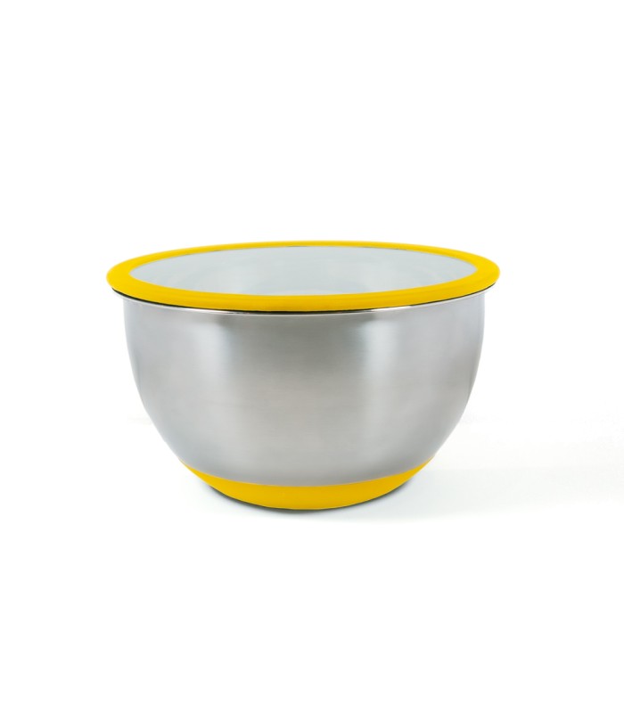 Lot de 3 bols inox + 3 couvercles + 3 râpes - PIKA