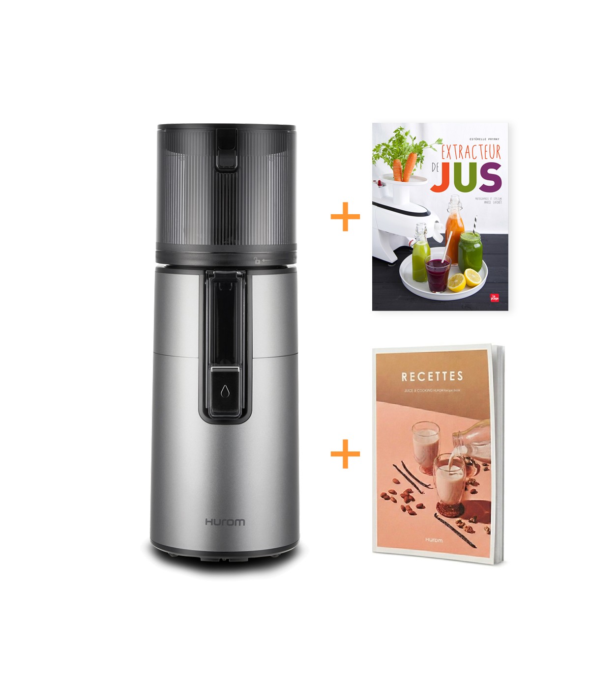 Extracteur de jus vertical Hurom H400 - Gris