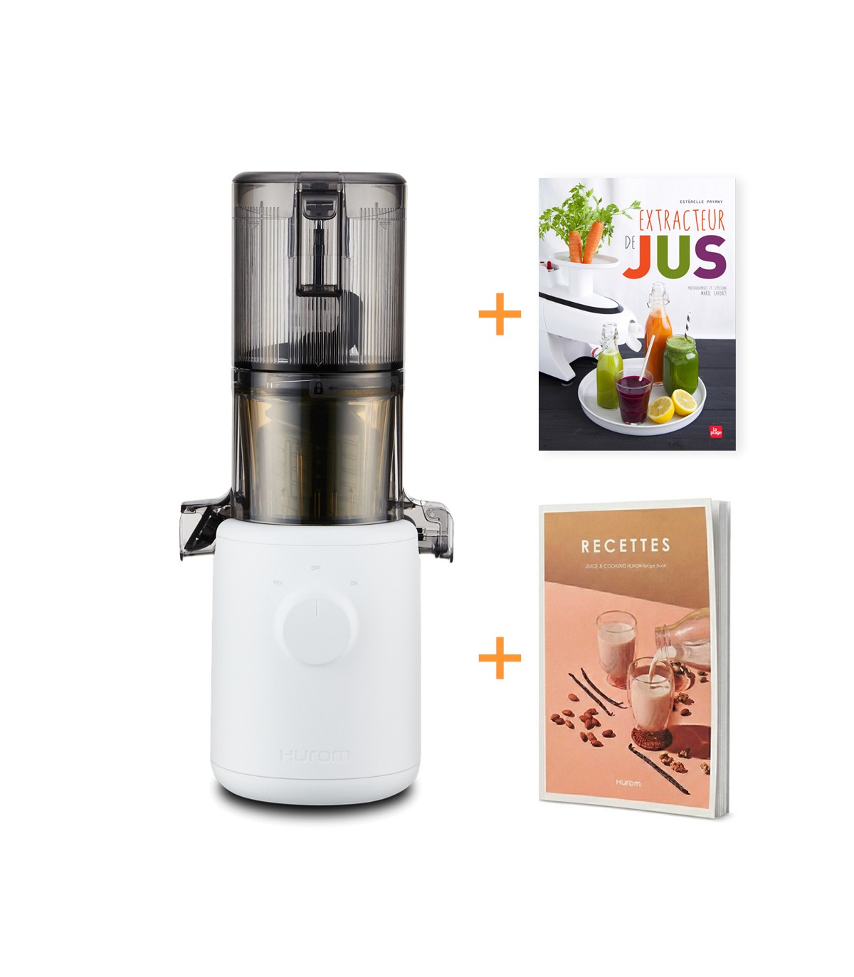 Extracteur de jus vertical Hurom H310A - Blanc