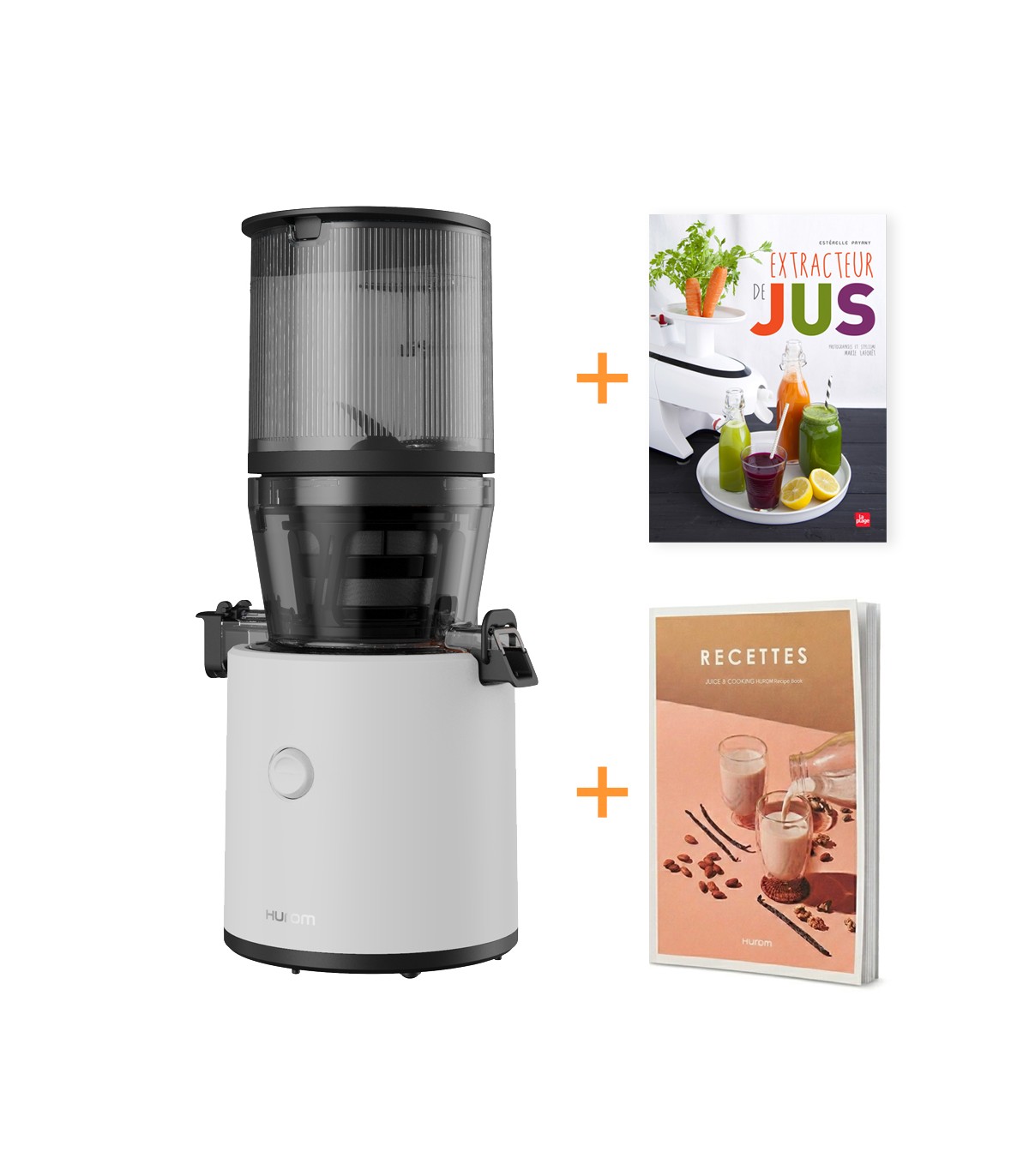 Extracteur de jus vertical Hurom H320N - Blanc
