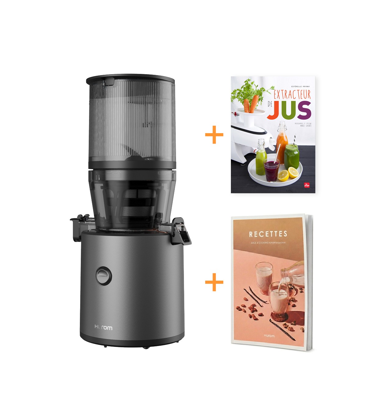 Extracteur de jus vertical Hurom H320 - Gris