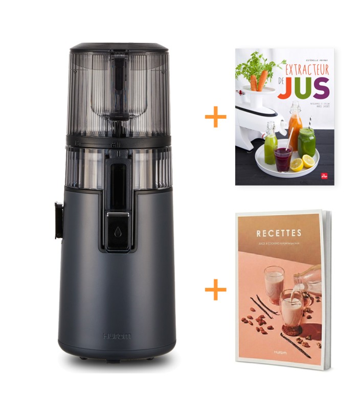 Extracteur vertical Hurom H70-FT gris titane équipé de la multivis Hurom