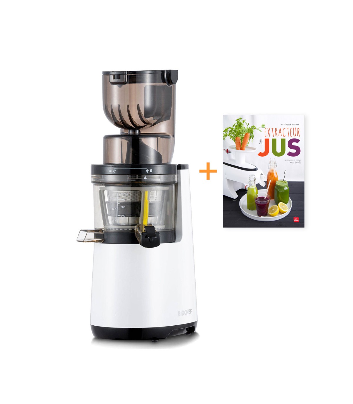 Extracteur de Jus BioChef Atlas Whole Slow Juicer - Blanc