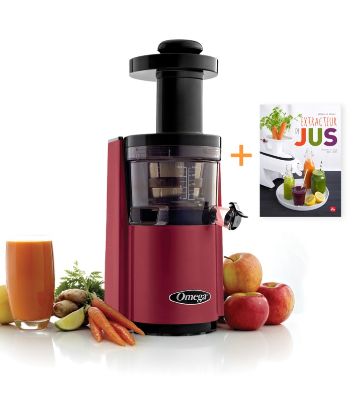 Extracteur de jus Omega VSJ843 - Rouge