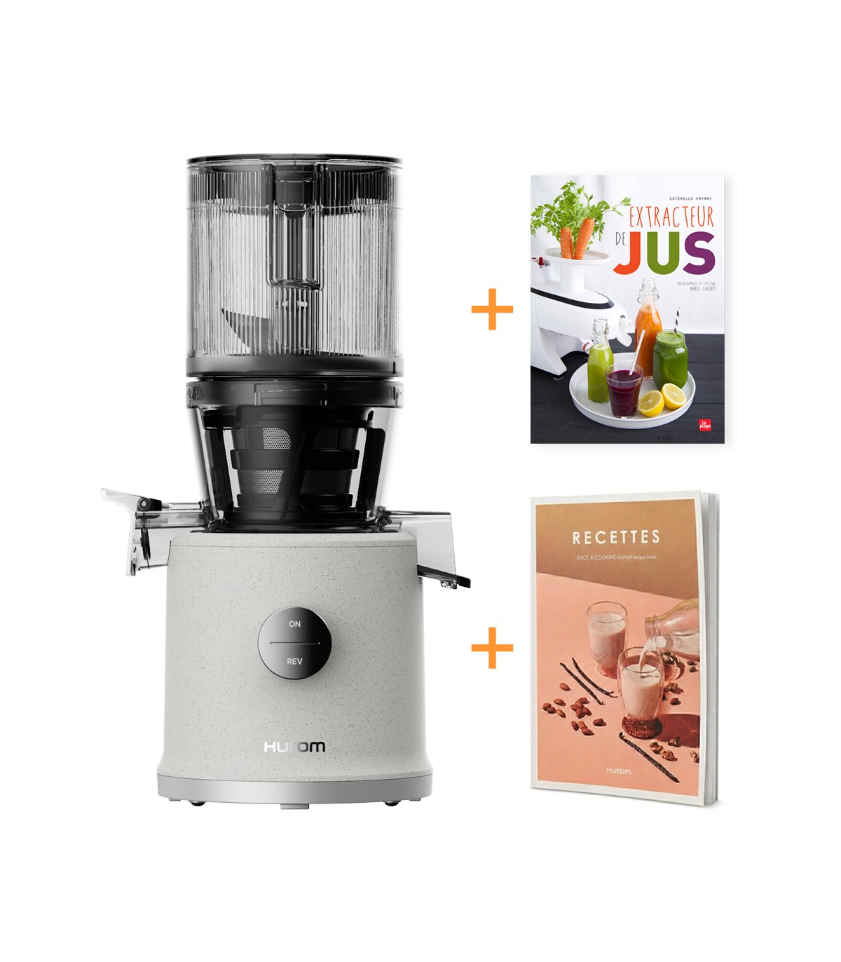 Extracteur de jus Hurom H80-ST Pure Press Blanc marbré