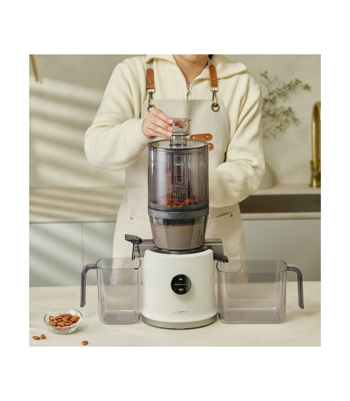 Extracteur de jus vertical Hurom H80-ST - Vert profond