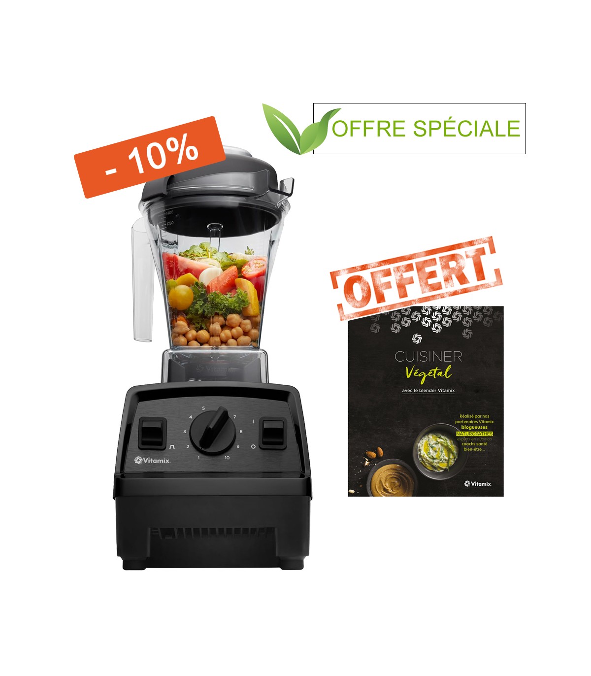 Blender Vitamix Explorian E310 noir avec bol 1,4 L