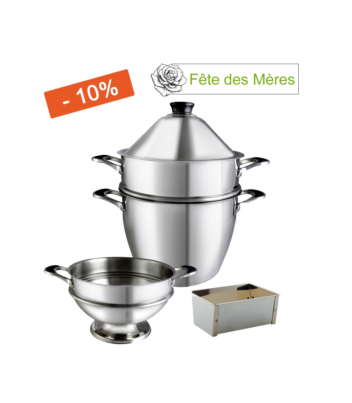 Promo-Pack ! Vapok + accessoires (soupière + moule à  gâteaux)