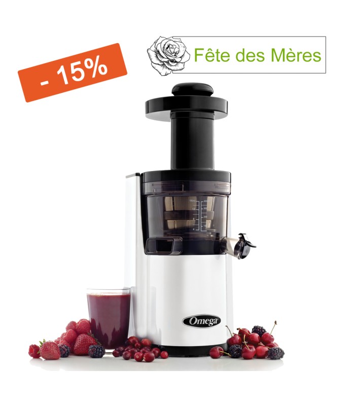 Extracteur de jus Omega VSJ843 - Blanc
