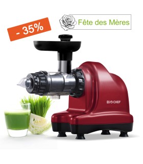 Extracteur de jus BioChef Axis Cold Press Rouge