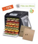 Déshydrateur BioChef Arizona SOL 9 plateaux - Noir