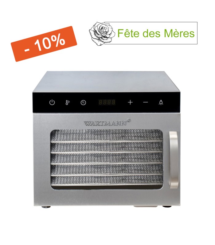 Déshydrateur inox 6 plateaux Wartmann WM-2206