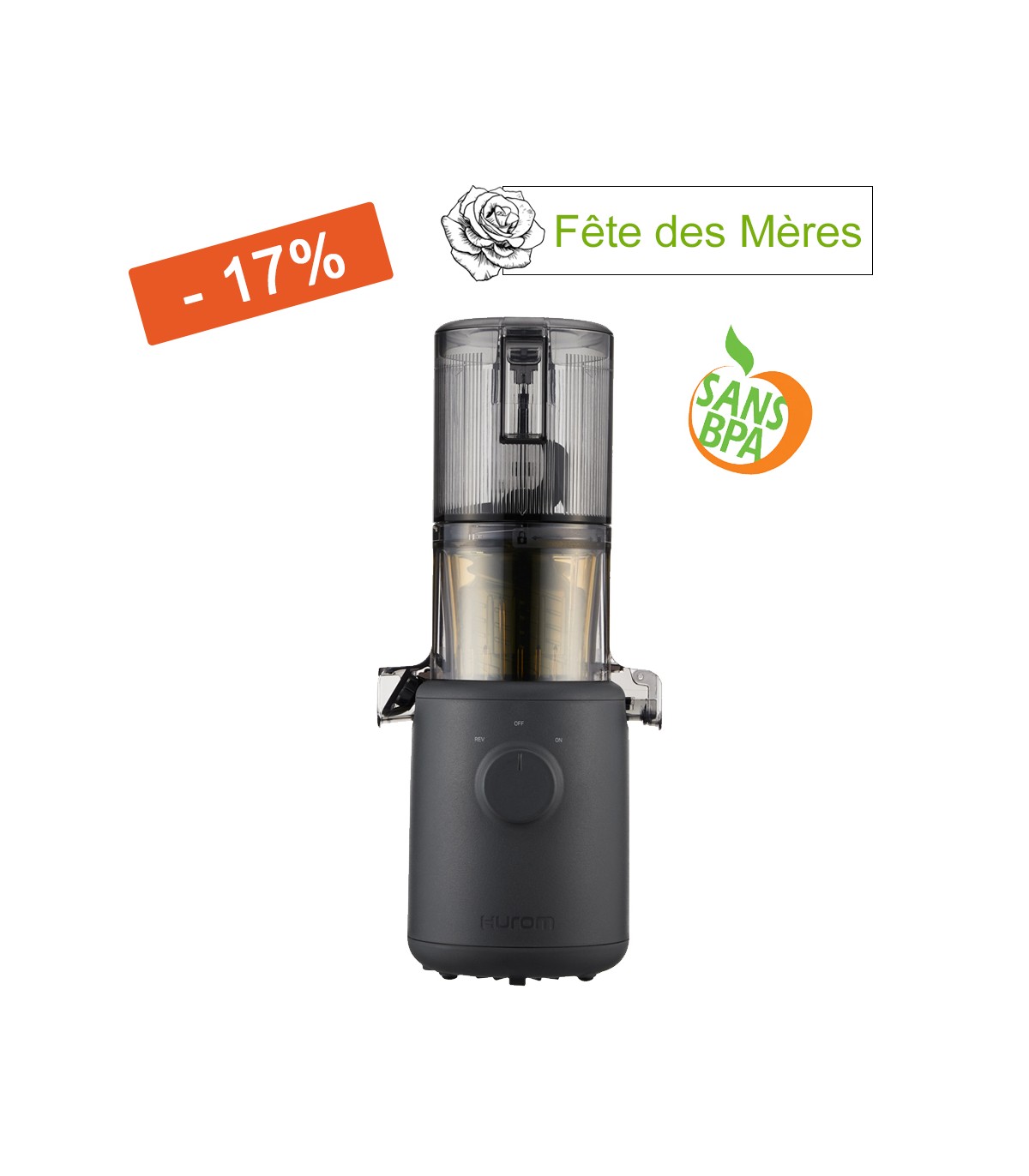 Extracteur de jus vertical Hurom H310A - Anthracite