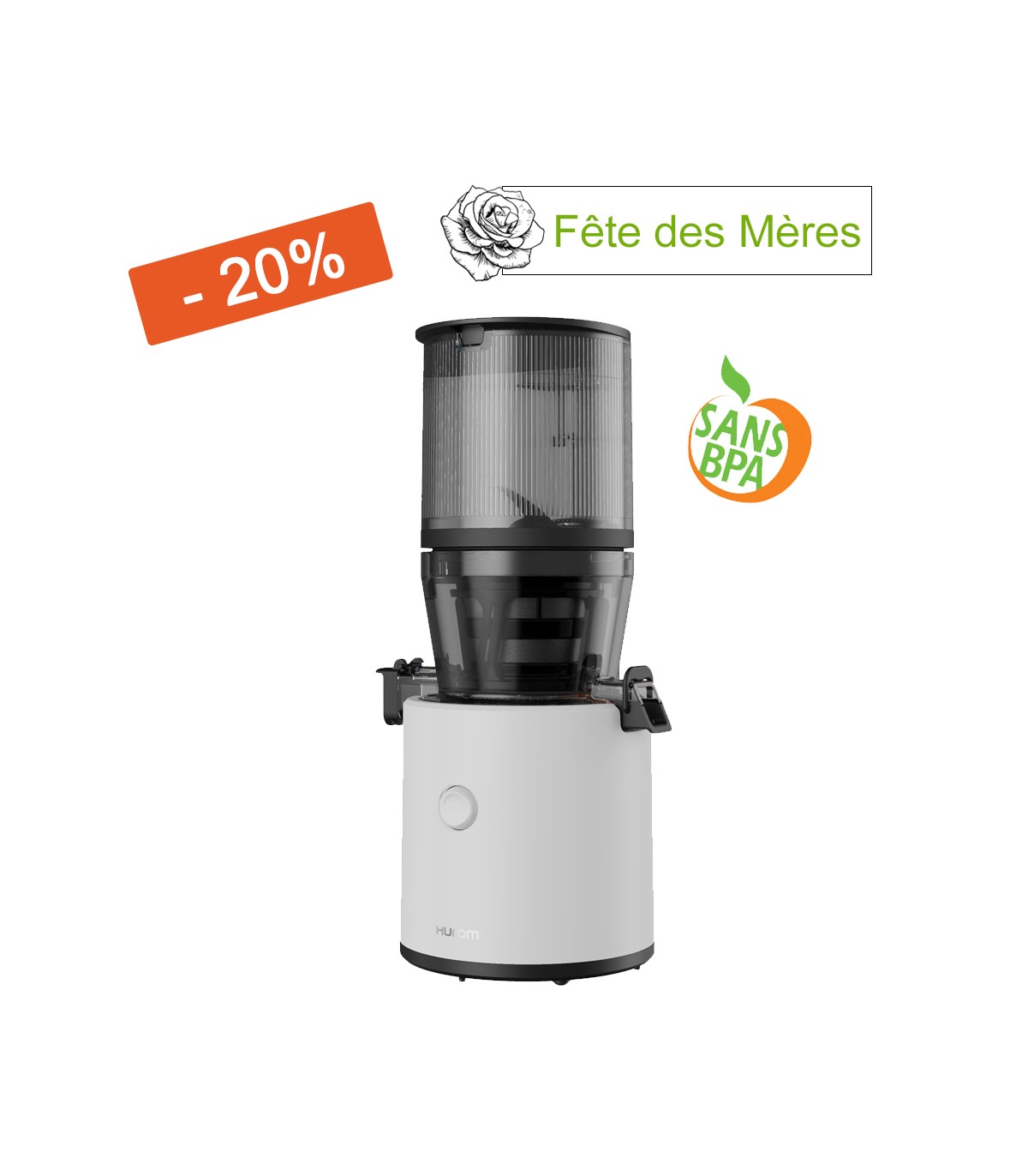 Extracteur de jus vertical Hurom H320 - Blanc