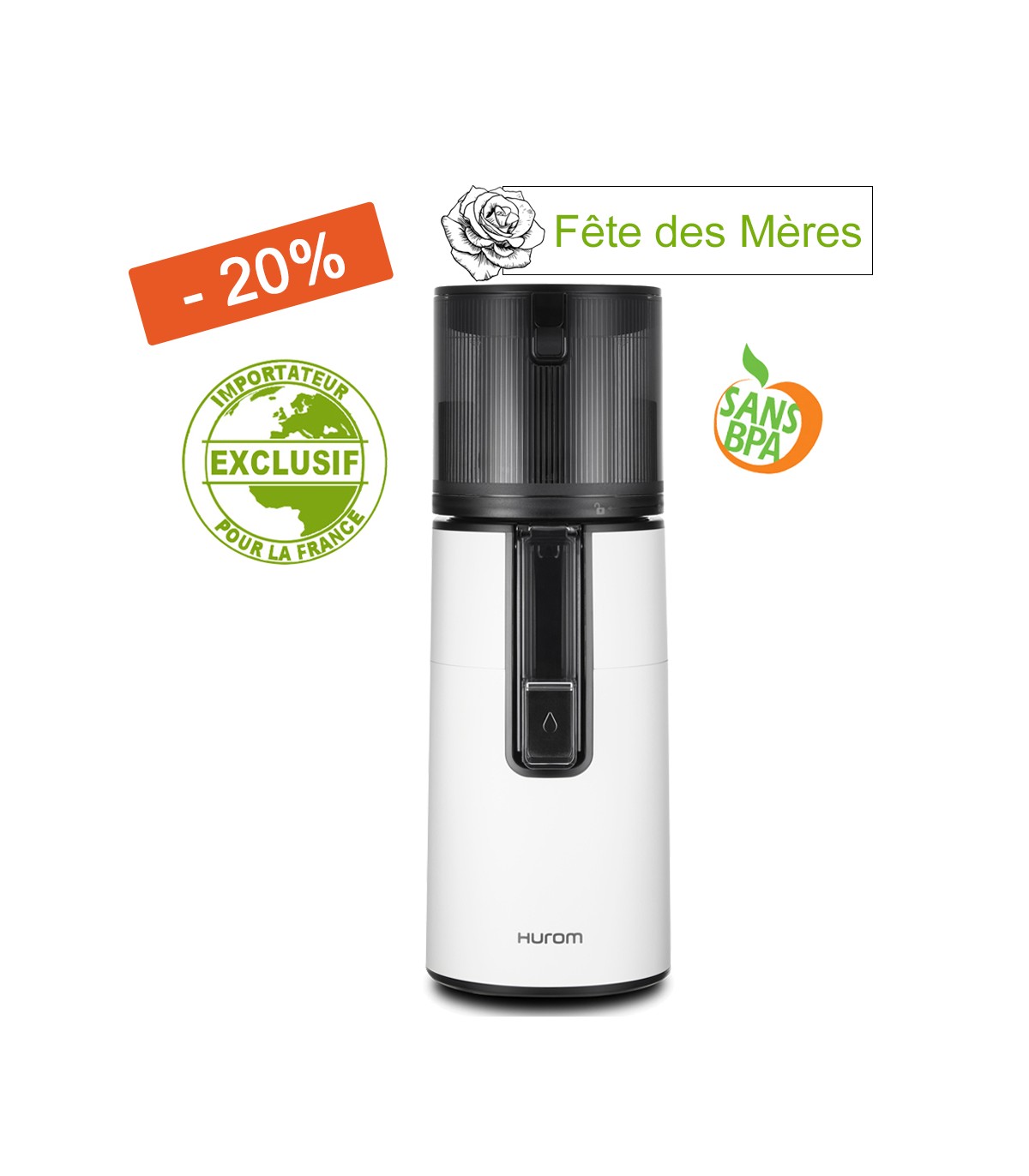 Extracteur de jus Hurom juicer H400 blanc