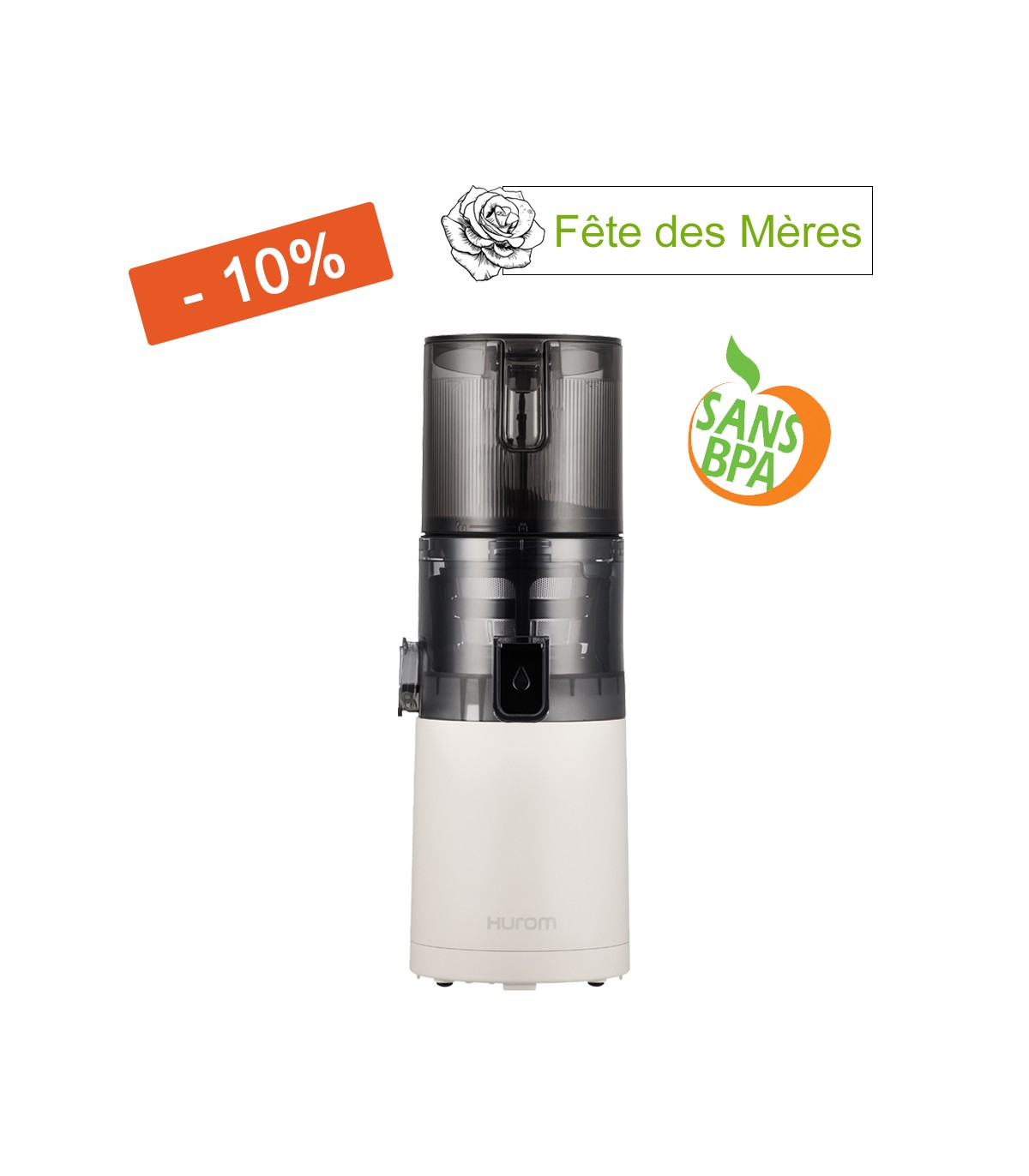 Extracteur de jus vertical Hurom E30ST blanc