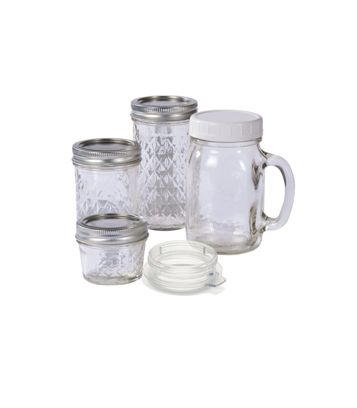Promo-Pack 4 Gobelets en verre pour Blender Tribest
