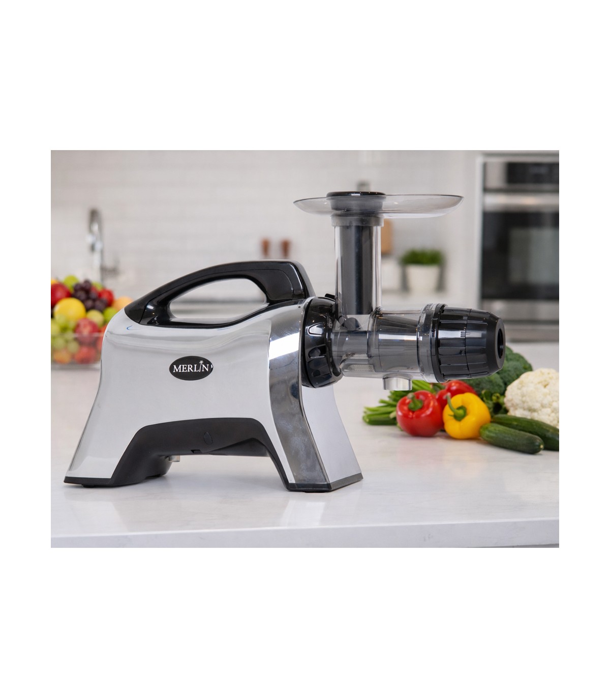 Extracteur de jus horizontal Merlin MNC700MC chromé