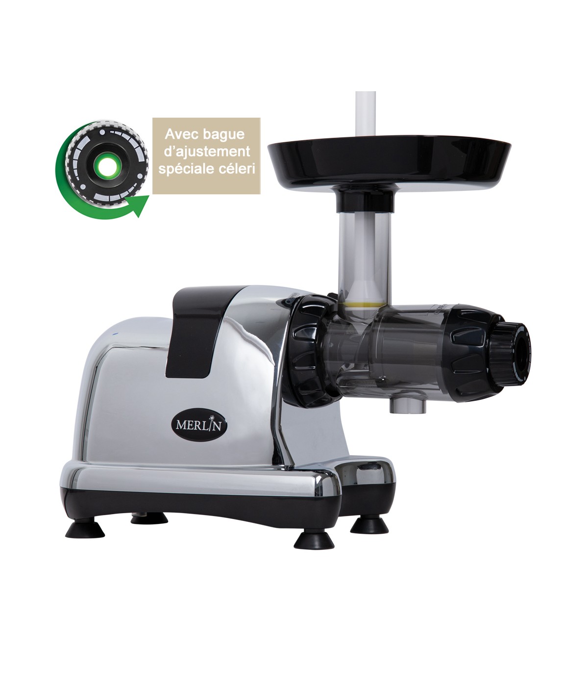 Extracteur de jus Merlin MNC500MC - Chromé
