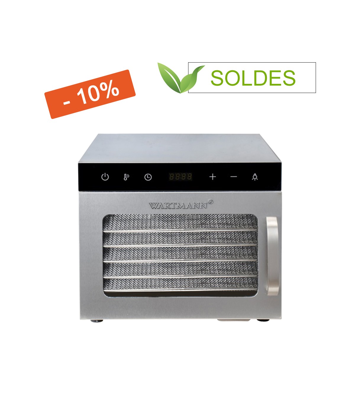 Déshydrateur Wartmann WM-2206 - 6 plateaux inox