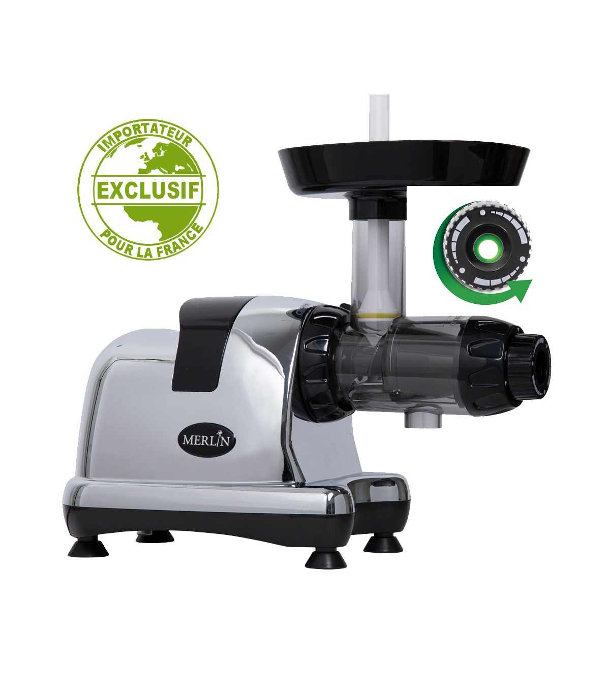 Extracteur de jus horizontal Merlin MNC500MC chromé