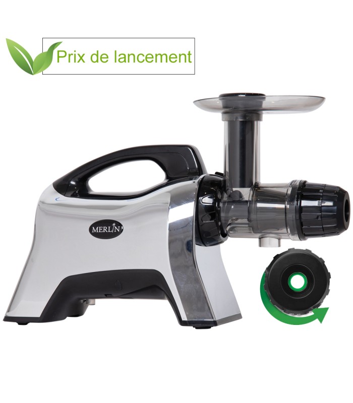 Extracteur de jus horizontal Merlin MNC700MC chromé