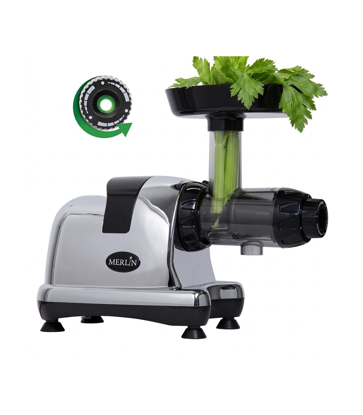 Extracteur de jus Merlin MNC500MC - Chromé