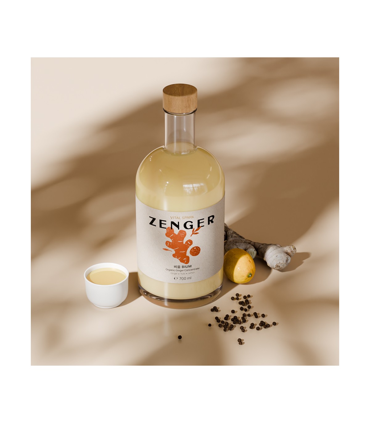 Jus concentré de gingembre Bio Zenger Bium - 700ml