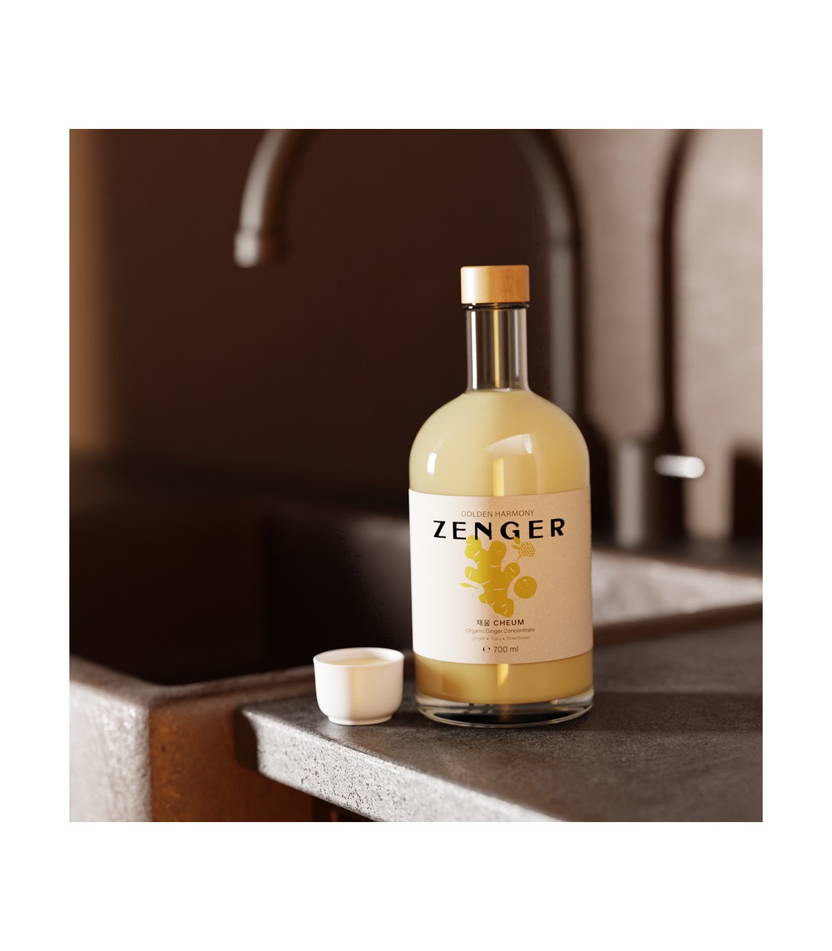 Jus concentré de gingembre Bio Zenger Cheum - 700ml