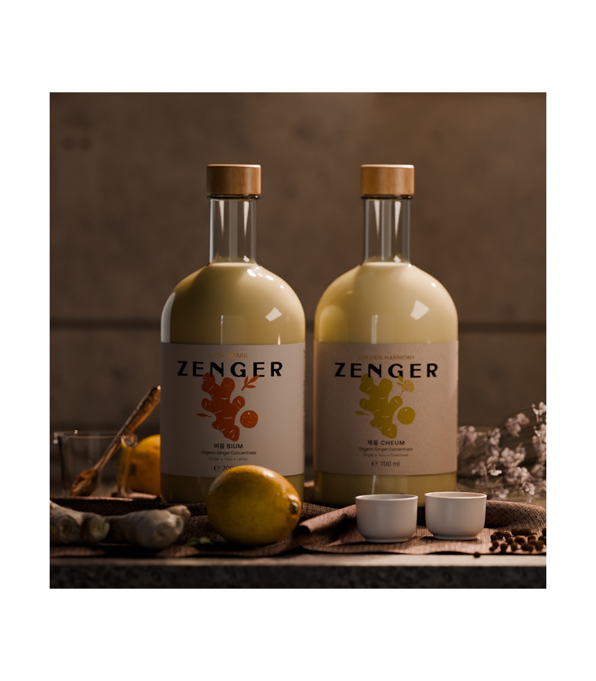 Jus concentré de gingembre Bio Zenger Cheum - 700ml