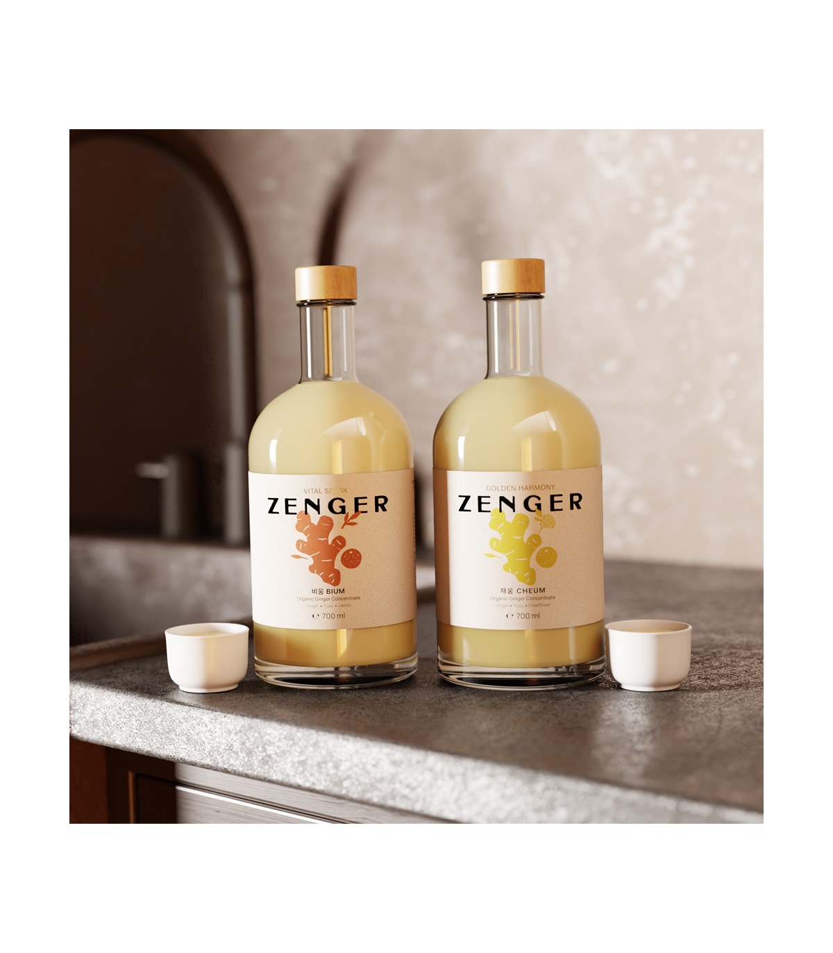 Jus concentré de gingembre Bio Zenger Cheum - 700ml