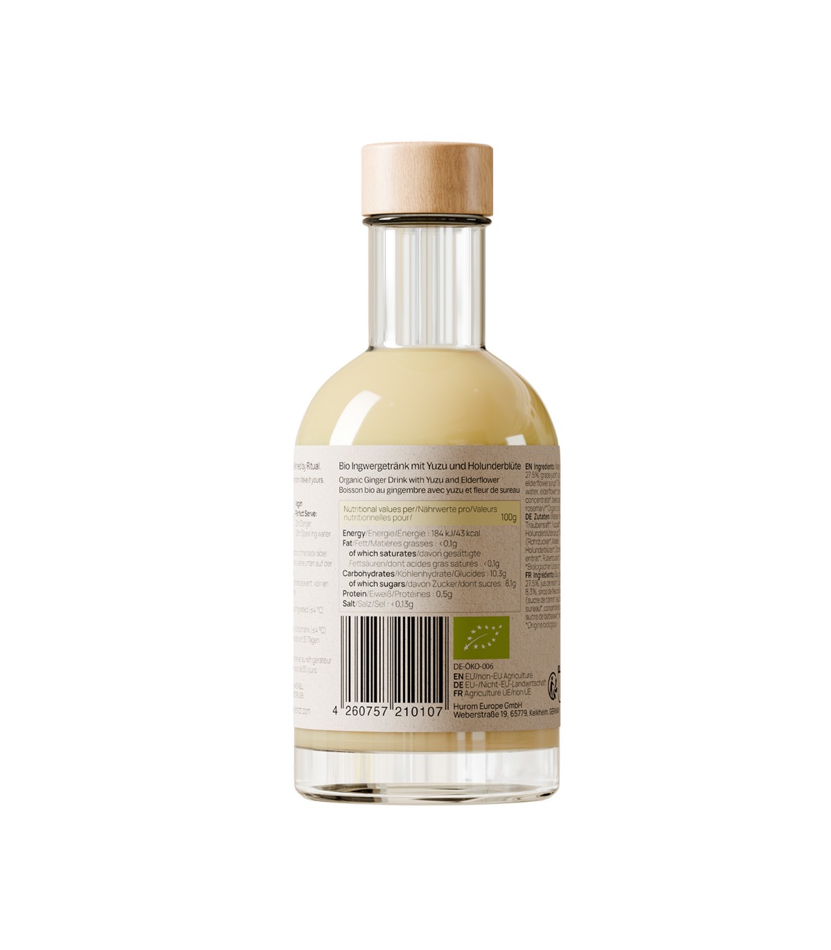 Jus concentré de gingembre Bio Zenger Cheum - 200ml