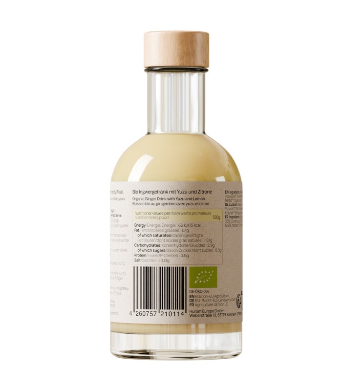 Jus concentré de gingembre Bio Zenger Bium - 200ml