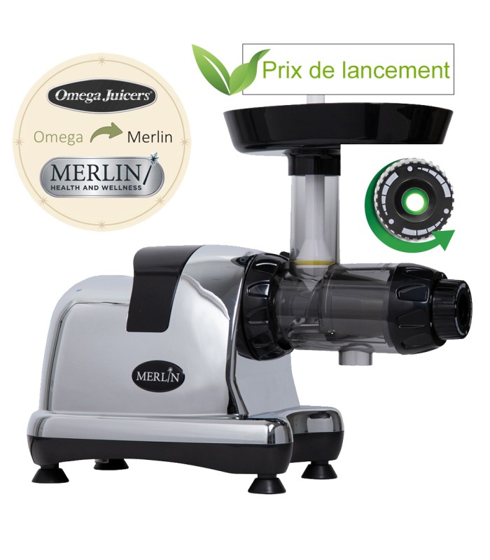 Extracteur de jus horizontal Merlin MNC500MC chromé