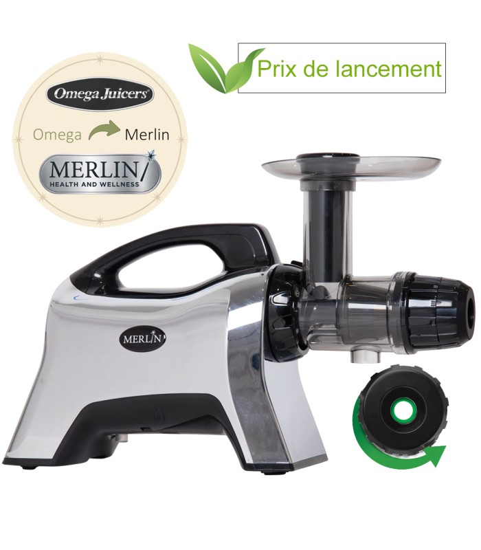 Extracteur de jus horizontal Merlin MNC700MC chromé