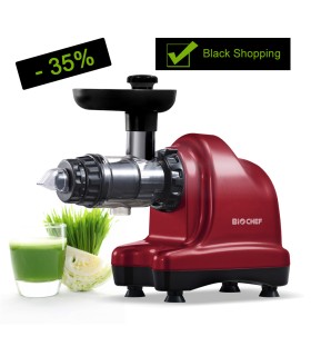 Extracteur de jus BioChef Axis Cold Press Rouge