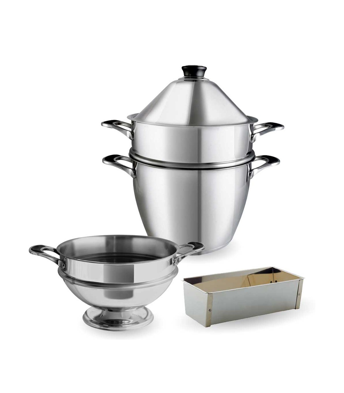 Set d'accessoires de cuisson vapeur, 4 pcs.