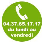 Contactez-nous du lundi au vendredi au 04 37 65 17 17